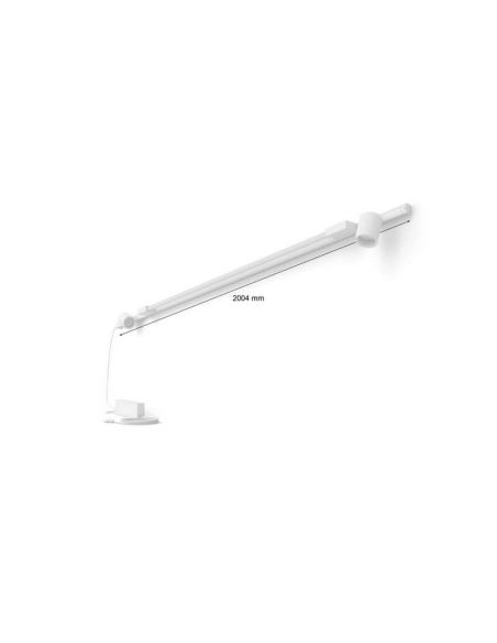 Kit Perifo pared blanco 2 focos Hue White Color Ambiance medidas producto