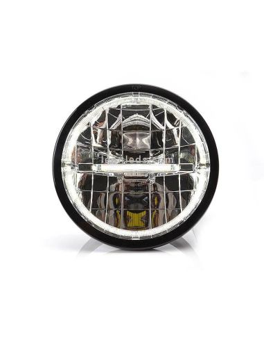 Faro delantero LED redondo homologado para camión o 4x4 | LeonLeds Iluminación LED