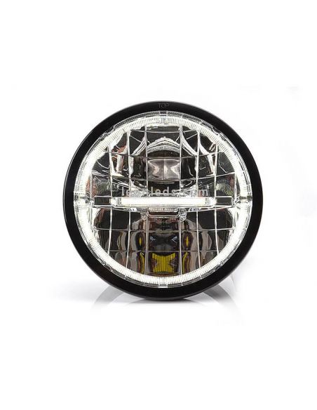 Faro delantero LED redondo homologado para camión o 4x4 | LeonLeds Iluminación LED