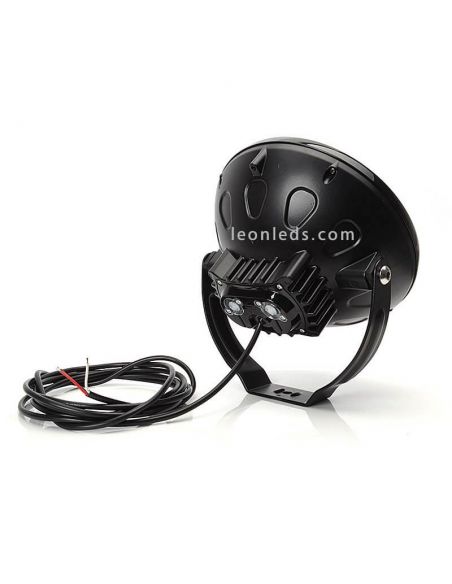 Faro delantero LED redondo homologado para camión o 4x4 | LeonLeds Iluminación LED