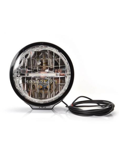 Phare LED longue portée puissant avec feu de position Homologué 12V/24V 872 30 W166 Eco Was | leonleds