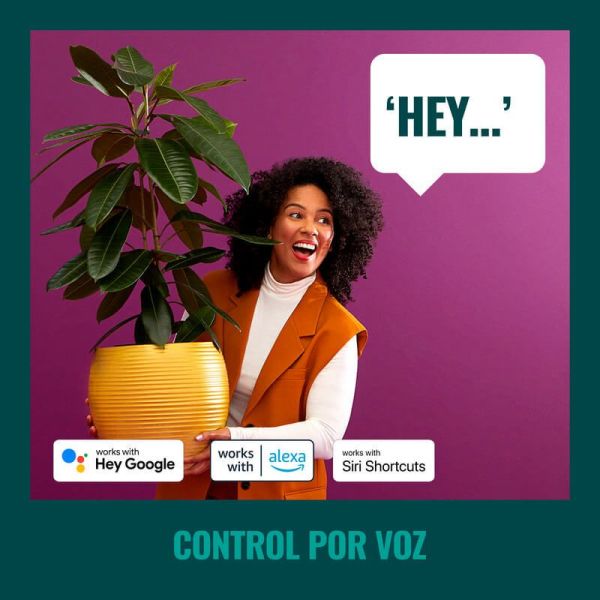 Guirnalda inteligente para exterior String a todo color, con control por voz y Wifi, IP44