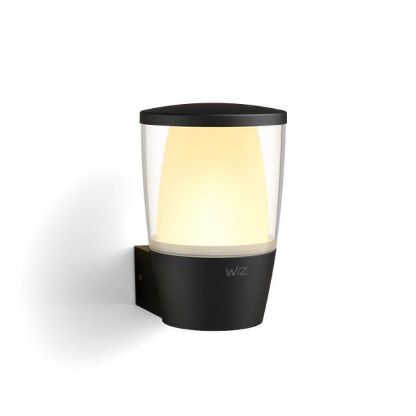 Aplique de exterior Inteligente Elpas a todo color, Wifi, IP44 Luz cálida
