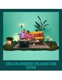 Aplique de exterior Inteligente Elpas a todo color, Wifi, IP44  ambiente
