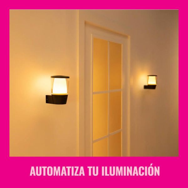 Aplique de exterior Inteligente Elpas a todo color, Wifi, IP44  interior