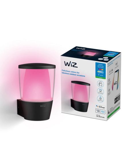 Aplique de exterior Inteligente Elpas a todo color, Wifi, IP44 caja