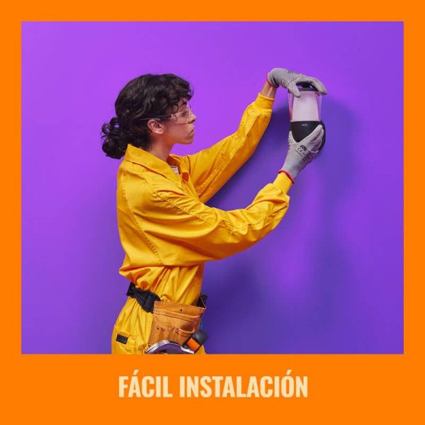 Aplique de exterior Inteligente Elpas a todo color, Wifi, IP44 facil instalación