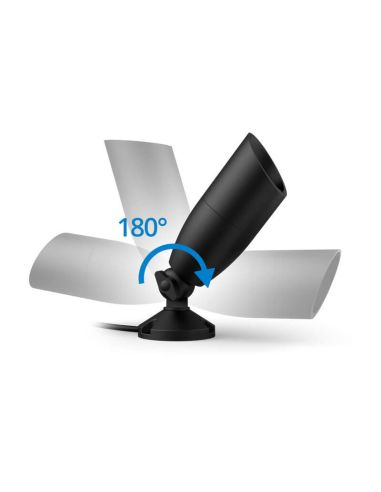 Focos de Suelo Exterior Inteligente con picas de tierra, Spotlight a todo color, Wifi, IP65, 12V Extensión 180º