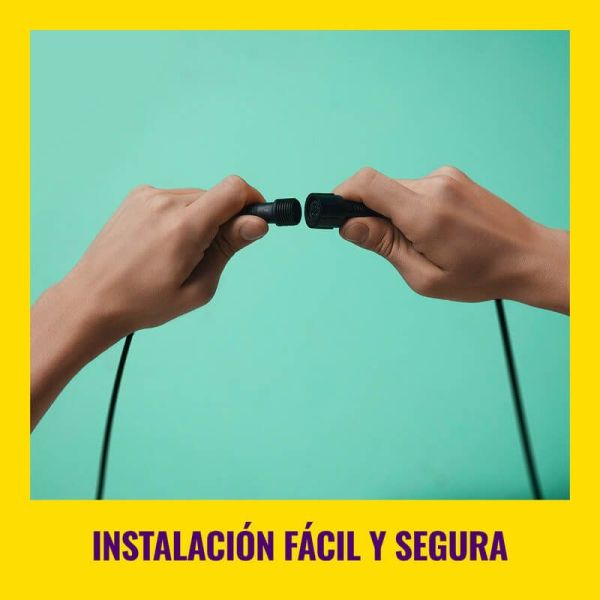 Focos de Suelo Exterior Inteligente con picas de tierra, Spotlight a todo color, Wifi, IP65, 12V - Kit de 2 focos y Extensión
