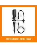 Focos de Suelo Exterior Inteligente con picas de tierra, Spotlight a todo color, Wifi, IP65, 12V - Kit de 2 focos y Extensión