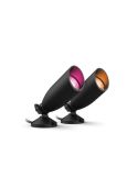 Holofotes inteligentes para piso externo com pontas de aterramento, holofotes coloridos, Wi-Fi, IP65, 12V - Kit de 2 holofotes