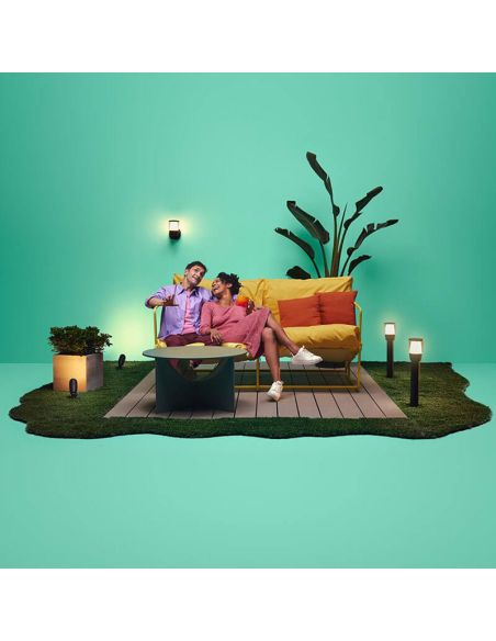 Balizas Inteligentes para Exterior Elpas a todo color, Wifi, IP65 y Expansión para balizas ambiente