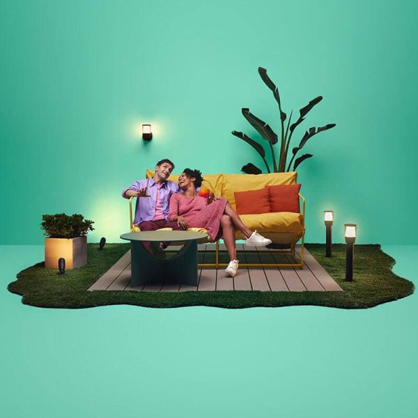 Balizas Inteligentes para Exterior Elpas a todo color, Wifi, IP65 y Expansión para balizas ambiente