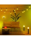 Balizas Inteligentes para Exterior Elpas a todo color, Wifi, IP65 y Expansión para balizas ambiente