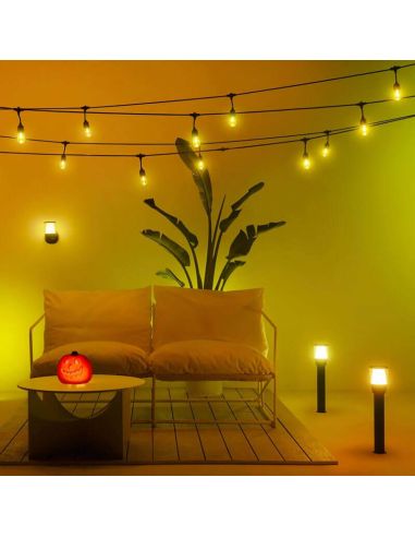 Balizas Inteligentes para Exterior Elpas a todo color, Wifi, IP65 y Expansión para balizas ambiente