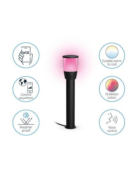 Balizas Inteligentes para Exterior Elpas a todo color, Wifi, IP65 y Expansión para balizas controlable