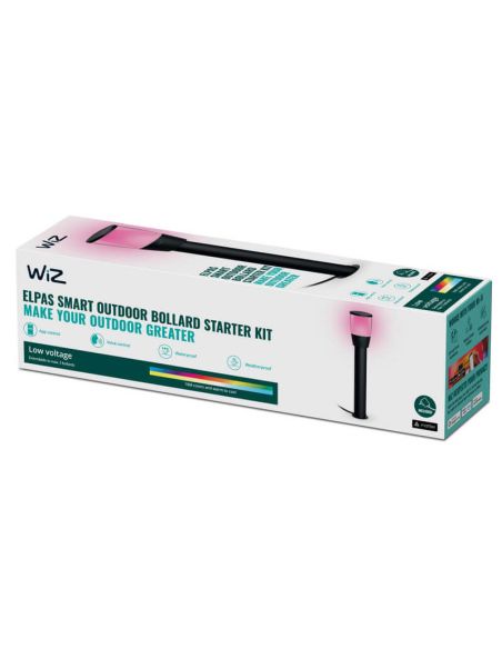 Balizas Inteligentes para Exterior Elpas a todo color, Wifi, IP65 - Kit Básico