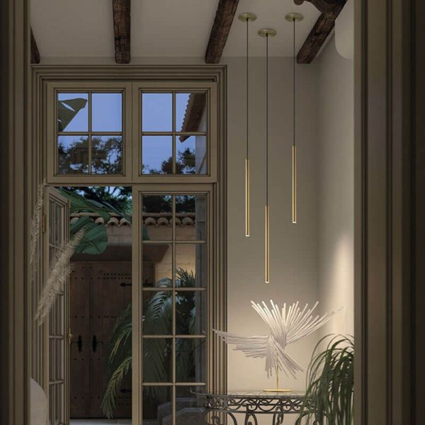 Lámpara de techo Tania C LED Oro Ambiente | LeonLeds