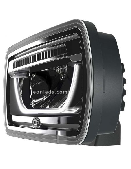 Faro delantero LED Jumbo rectangular homologado 1FE 016 773-101 Hella | LeonLeds Iluminación