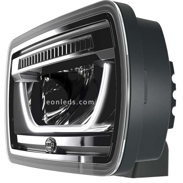 Faro delantero LED Jumbo rectangular homologado 1FE 016 773-101 Hella | LeonLeds Iluminación