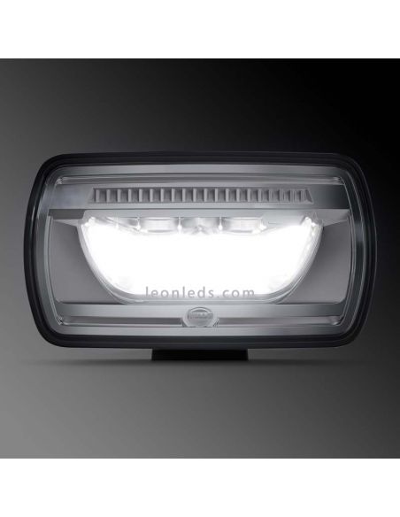 Faro delantero LED Jumbo rectangular homologado 1FE 016 773-101 Hella | LeonLeds Iluminación