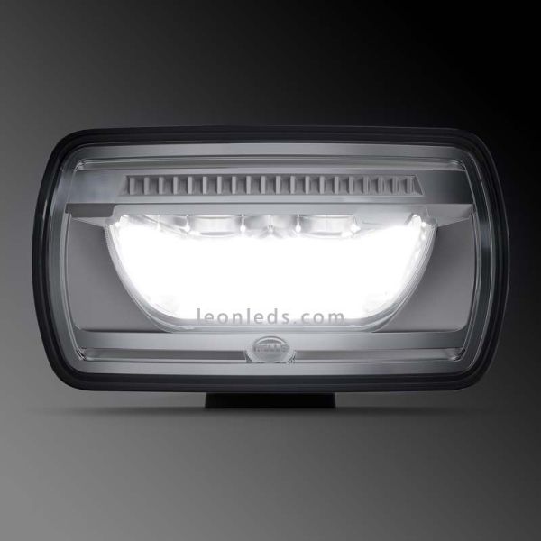 Faro delantero LED Jumbo rectangular homologado 1FE 016 773-101 Hella | LeonLeds Iluminación