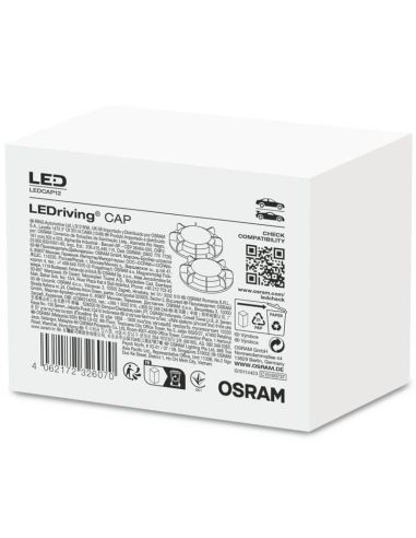 LEDCAP12 Tapa de cierre de Faro para Bombilla LED H7 Pack 2 Unds. Osram | LeonLeds