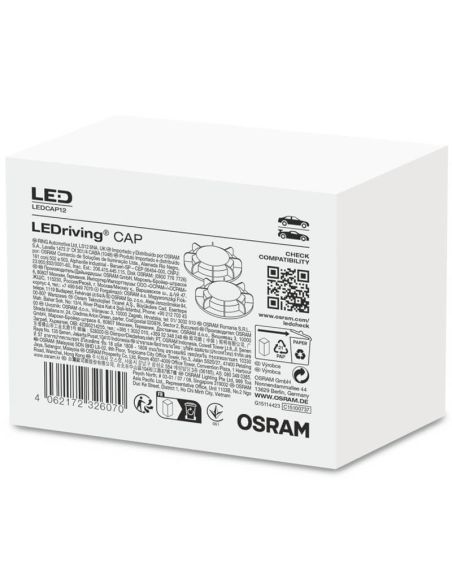 LEDCAP12 Capuchon de fermeture de phare pour Ampoule LED H7 Pack 2 Unds. Osram | leonleds