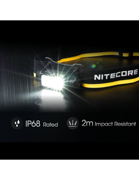 Farol LED recarregável NU43 1400lm de carregamento rápido USB-C LED ligado | LeonLeds