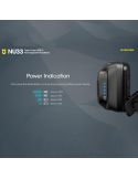 Linterna LED frontal recargable NU33 power indicador
