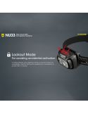 Lampe frontale LED rechargeable NU33