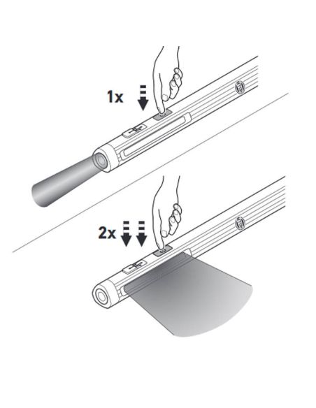 Linterna LED tipo Boli de trabajo Magnética UPL300 Recargable 3,7V 2000mAh 2XM 359 002-101 Hella | LeonLeds