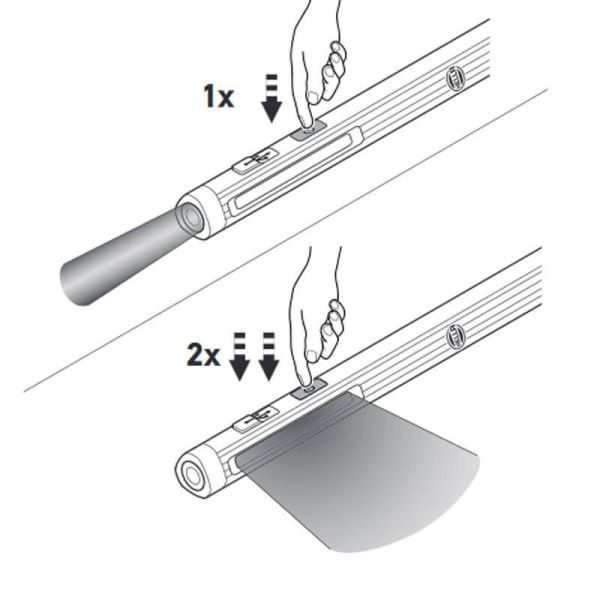 Linterna LED tipo Boli de trabajo Magnética UPL300 Recargable 3,7V 2000mAh 2XM 359 002-101 Hella | LeonLeds