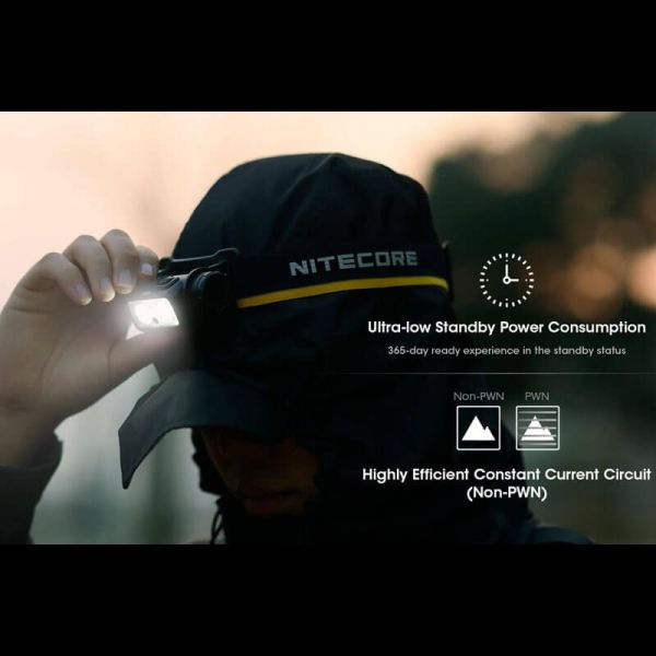 Linterna frontal recargable NU50 carga rápida USB-C 142m | LeonLeds