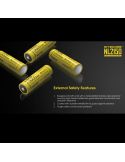 Batterie rechargeable Nitecore NL2150 5000 mAh 21700 | leonleds