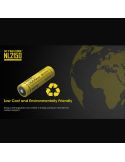 Nitecore NL2150 5000mAh 21700 Bateria recarregável | leonleds