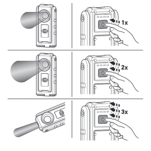 Pocket Light UP500 Hella Lanterna LED com íman e gancho 250Lm 2XM 359 002-201 Hella | leonleds