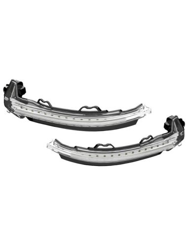 Clignotant dynamique LED Finition blanche pour rétroviseur LEDriving LEDDMI 8W0 WT S Homologué Audi A4 B9 A5 F5 Osram | leonleds