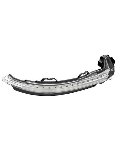 Clignotant dynamique LED Finition blanche pour rétroviseur LEDriving LEDDMI 8W0 WT S Homologué Audi A4 B9 A5 F5 Osram | leonleds