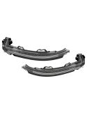 Clignotant dynamique LED Finition noire pour rétroviseur LEDriving LEDDMI 8W0 BK S Homologué Lot de 2. Audi A4 A5 Osram