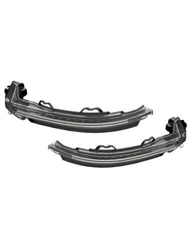 Clignotant dynamique LED Finition noire pour rétroviseur LEDriving LEDDMI 8W0 BK S Homologué Lot de 2. Audi A4 A5 Osram