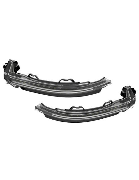 Clignotant dynamique LED Finition noire pour rétroviseur LEDriving LEDDMI 8W0 BK S Homologué Lot de 2. Audi A4 A5 Osram