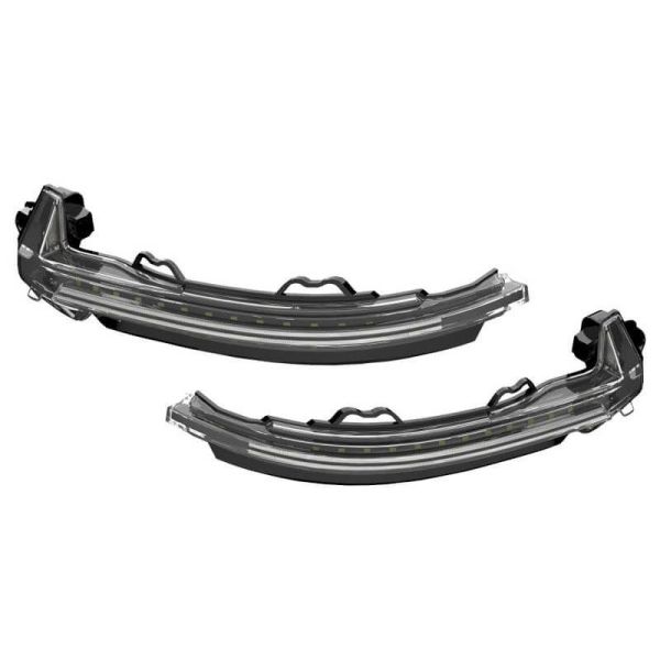 Clignotant dynamique LED Finition noire pour rétroviseur LEDriving LEDDMI 8W0 BK S Homologué Lot de 2. Audi A4 A5 Osram