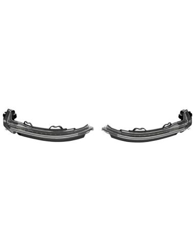 Clignotant dynamique LED Finition noire pour rétroviseur LEDriving LEDDMI 8W0 BK S Homologué Lot de 2. Audi A4 A5 Osram