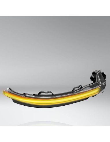 Pisca-pisca dinâmica LED Acabamento preto para espelho LEDriving LEDDMI 8W0 BK S Aprovado Conjunto de 2. Audi A4 A5 Osram