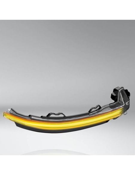 Clignotant dynamique LED Finition noire pour rétroviseur LEDriving LEDDMI 8W0 BK S Homologué Lot de 2. Audi A4 A5 Osram