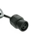 Cable alargador Negro de 2 metros para Proyector LED Solar Estanco IP65 | LeonLeds