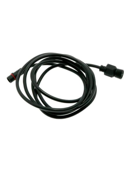 Cable alargador Negro de 2 metros para Proyector LED Solar Estanco IP65 | LeonLeds