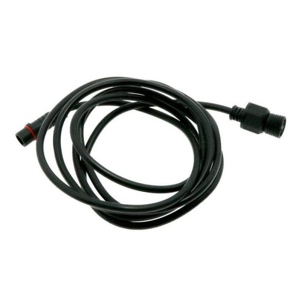 Cable alargador Negro de 2 metros para Proyector LED Solar Estanco IP65 | LeonLeds