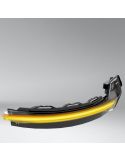Clignotant dynamique à LED pour rétroviseur fini en noir LEDriving® LEDDMI 8V0 BK S Approuvé Lot de 2. Audi A3 8V Osram